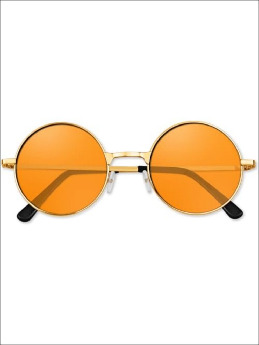 Round Hippie Sunglasses 70s Retro Metal Frame Party Costume Eyewear